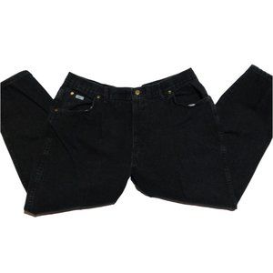 Vintage Chic Jeans Plus Womens Size 24 WP Black 24WP Petite Short Tapered